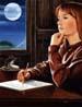 Girl at desk